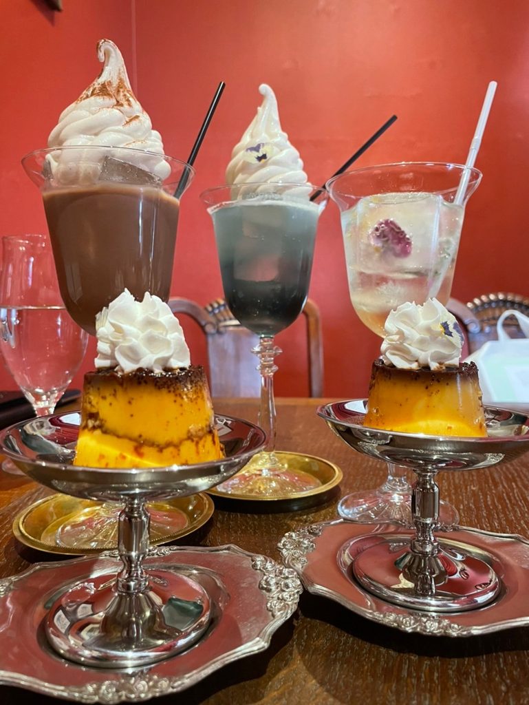 カフェ「ダリ」のプリン
