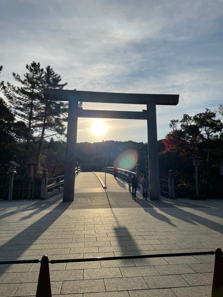 早朝の内宮