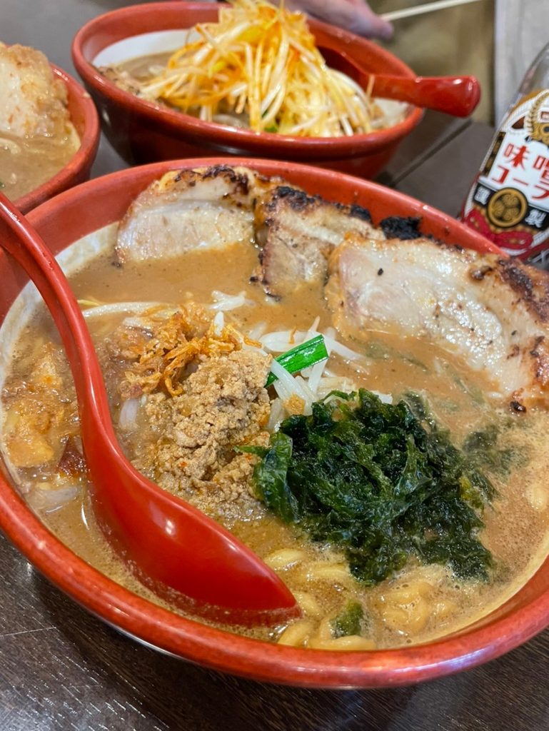 蔵deラーメンで食べた伊勢味噌ラーメン